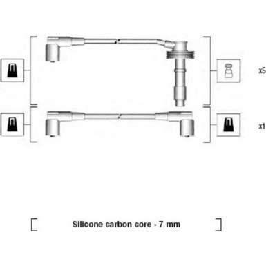 Magneti Marelli | Zündleitungssatz | 941215110796