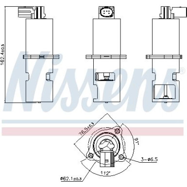 Nissens | AGR-Ventil | 98154