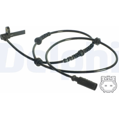 Delphi | Sensor, Raddrehzahl | SS20129 Delphi | Sensor, Raddrehzahl | SS20129