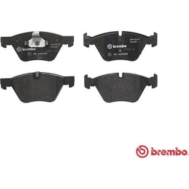 Brembo | Bremsbelagsatz, Scheibenbremse | P 06 057