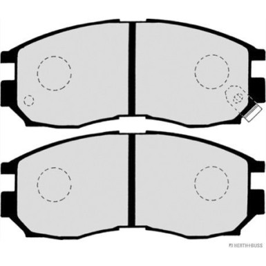 Herth+Buss Jakoparts | Bremsbelagsatz, Scheibenbremse | J3605030