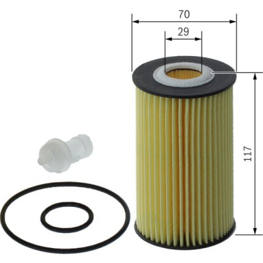 BOSCH F 026 407 107 Ölfilter