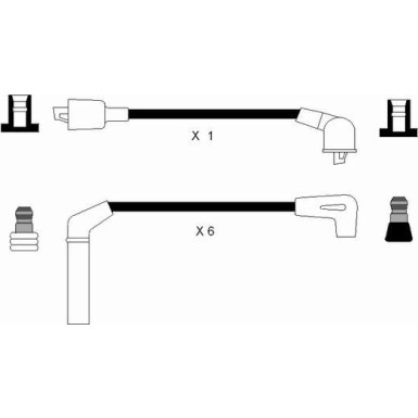 NGK | Zündleitungssatz | 8287