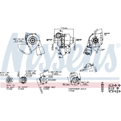 Nissens | Lader, Aufladung | 93257