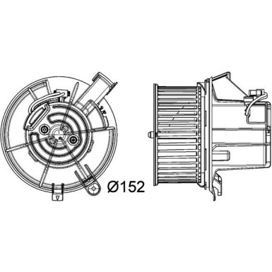 Mahle | Innenraumgebläse | AB 119 000P