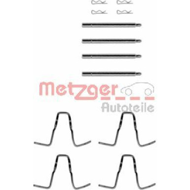 Metzger | Zubehörsatz, Scheibenbremsbelag | 109-1005