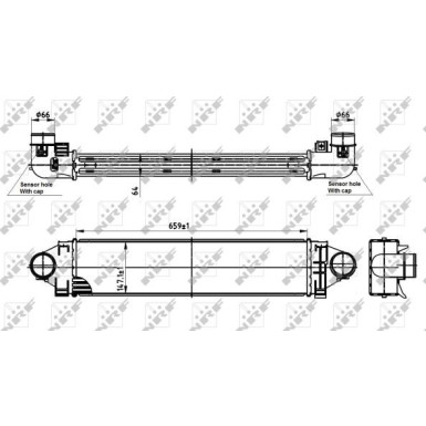 NRF | Ladeluftkühler | 30304