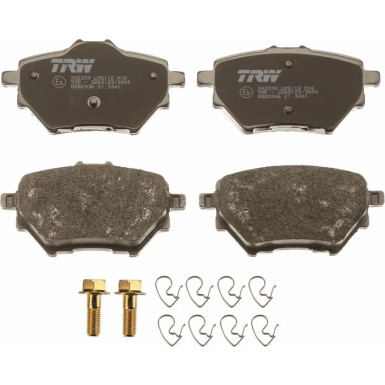 TRW | Bremsbelagsatz, Scheibenbremse | GDB2036