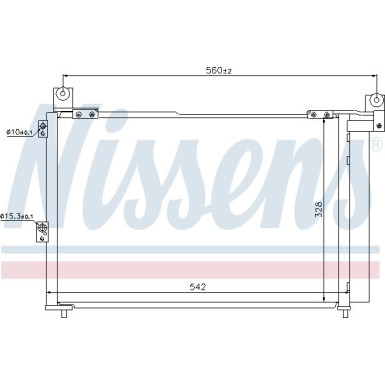 Nissens | Kondensator, Klimaanlage | 940143