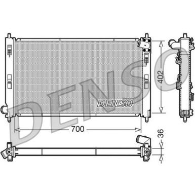 Denso | Kühler, Motorkühlung | DRM45029