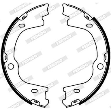 Ferodo | Bremsbackensatz, Feststellbremse | FSB4087 Ferodo | Bremsbackensatz, Feststellbremse | FSB4087