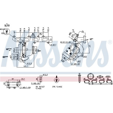 Nissens | Lader, Aufladung | 93356