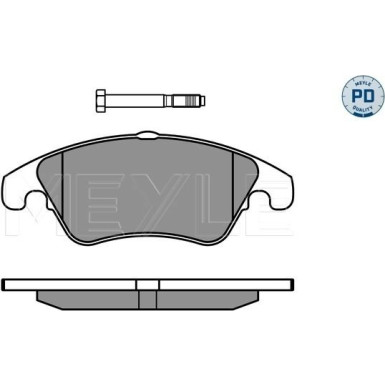 Meyle | Bremsbelagsatz, Scheibenbremse | 025 243 1019/PD