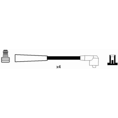 NGK | Zündleitungssatz | 2584