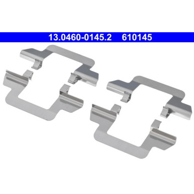 ATE | Zubehörsatz, Scheibenbremsbelag | 13.0460-0145.2