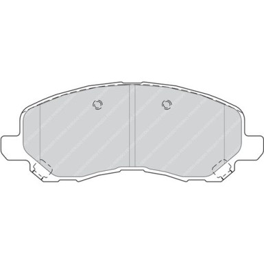 Ferodo | Bremsbelagsatz, Scheibenbremse | FDB4388