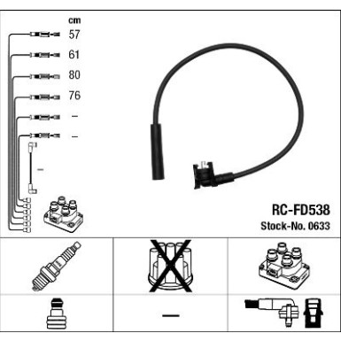 NGK | Zündleitungssatz | 0633