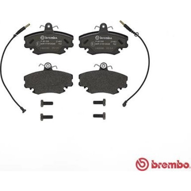 Brembo | Bremsbelagsatz, Scheibenbremse | P 68 008