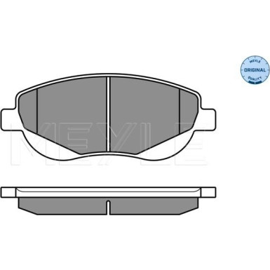 Meyle | Bremsbelagsatz, Scheibenbremse | 025 249 4619/W