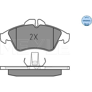 Meyle | Bremsbelagsatz, Scheibenbremse | 025 215 7620
