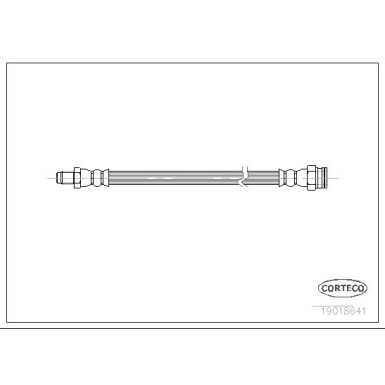 Corteco | Bremsschlauch | 19018641