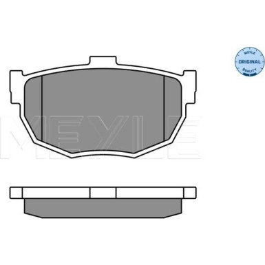 Meyle | Bremsbelagsatz, Scheibenbremse | 025 215 5314/W