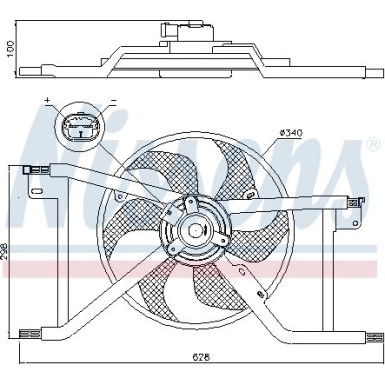 Nissens | Lüfter, Motorkühlung | 85927