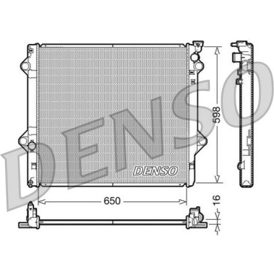 Denso | Kühler, Motorkühlung | DRM50048