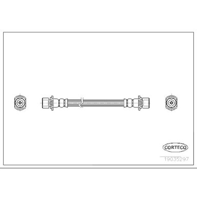 Corteco | Bremsschlauch | 19035297