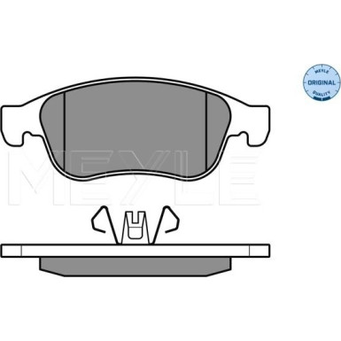 Meyle | Bremsbelagsatz, Scheibenbremse | 025 249 1418