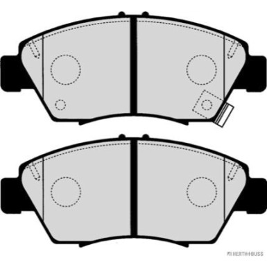 Herth+Buss Jakoparts | Bremsbelagsatz, Scheibenbremse | J3604005