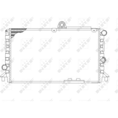 NRF | Kühler, Motorkühlung | 58809