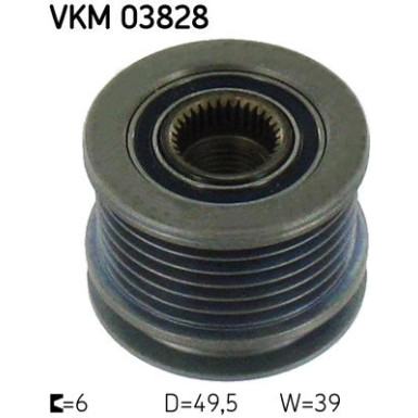 SKF | Generatorfreilauf | VKM 03828