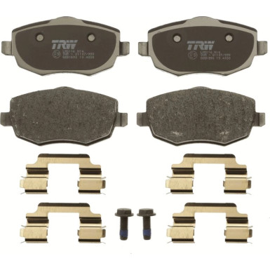 TRW | Bremsbelagsatz, Scheibenbremse | GDB1593