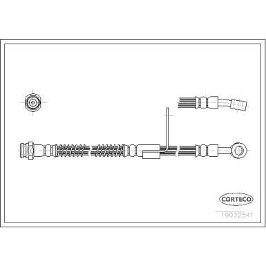 Corteco | Bremsschlauch | 19032541