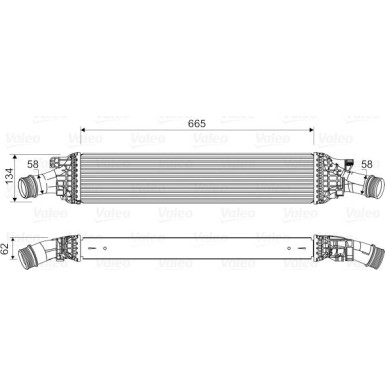 Valeo | Ladeluftkühler | 818601