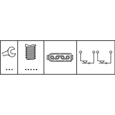 Hella | Bremslichtschalter | 6DF 007 666-001