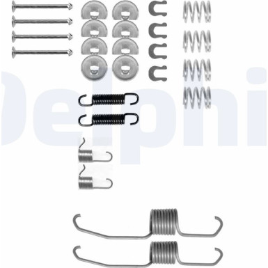 Delphi | Zubehörsatz, Bremsbacken | LY1106