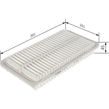 BOSCH F 026 400 506 Luftfilter