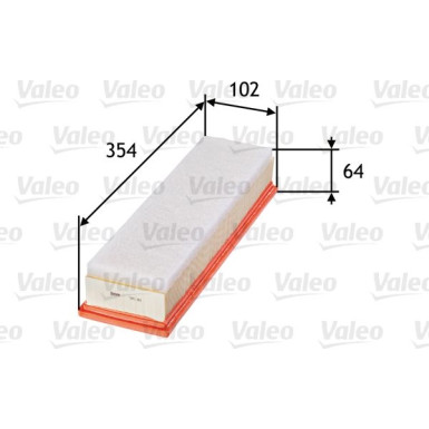 Valeo | Luftfilter | 585311