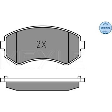 Meyle | Bremsbelagsatz, Scheibenbremse | 025 235 0216/W