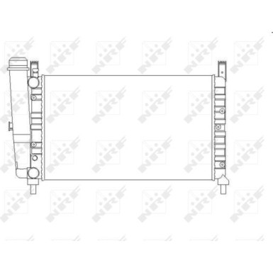 NRF | Kühler, Motorkühlung | 54701