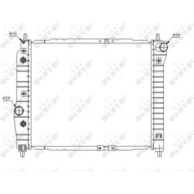 NRF | Kühler, Motorkühlung | 53638