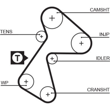 Gates | Zahnriemen | 5484XS