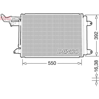 Denso | Kondensator, Klimaanlage | DCN32032