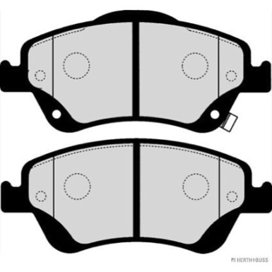 Herth+Buss Jakoparts | Bremsbelagsatz, Scheibenbremse | J3602001