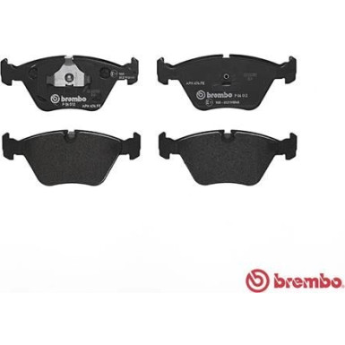 Brembo | Bremsbelagsatz, Scheibenbremse | P 06 012