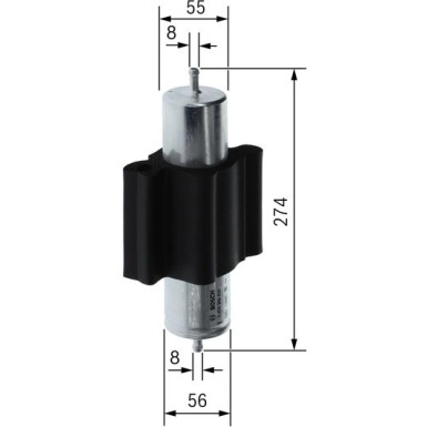 BOSCH | Kraftstofffilter | 0 450 906 450