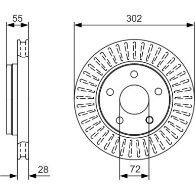 BOSCH | Bremsscheibe | 0 986 479 C38