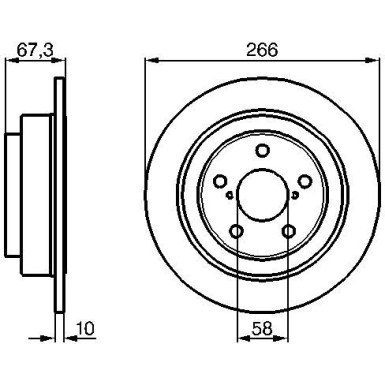 BOSCH | Bremsscheibe | 0 986 478 799